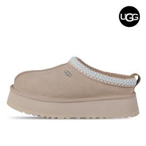 [UGG]어그 UGG 타즈 플랫폼 여성 방한 부츠 양털 모카신 뮬 슬리퍼 1122553-SAN