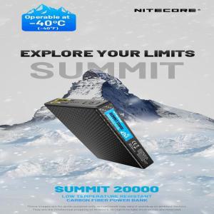 Nitecore SUMMIT 20000 휴대 보조베터리 저온 카본 충전기 전화