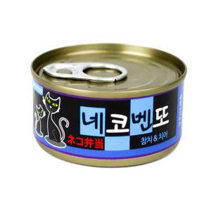 네코벤또 참치+치어80gx24개