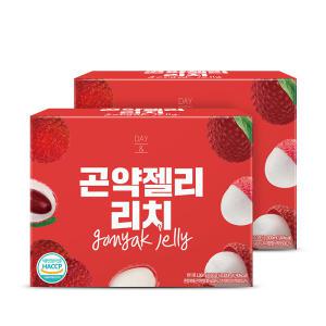 [소비기한 24.12.28]데이앤 4kcal 곤약젤리 리치 10포 2박스 (총 20포)