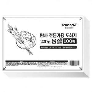 탐사 전문가용 도화지 220g 100p 8절 × 1개