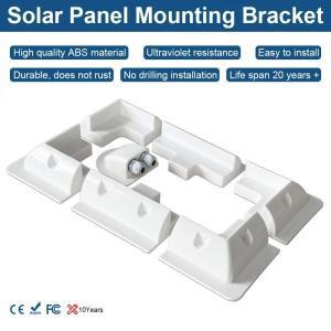 태양광 브라켓 측면 정션 박스가있는 태양 전지 패널 장착 브래킷 요트 지붕 RV 캠퍼 데크 PV 모듈 지원