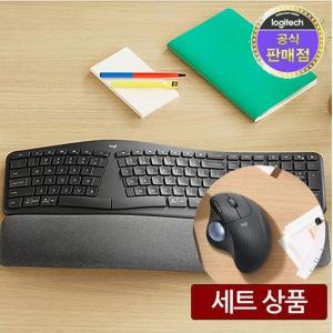 [Logitech][묶음상품] [M575 세트] 로지텍 코리아 ERGO K860 + M575 인체공학 버티컬 무선 키보드