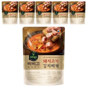 CJ 비비고 돼지고기김치찌개, 460g, 6개