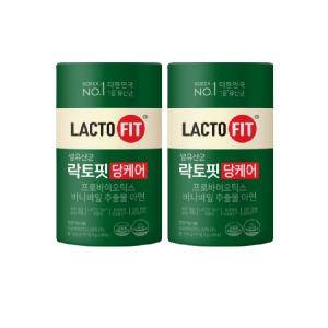 종근당건강 락토핏(LACTO-FIT) 락토핏 당케어 2g 60포 2개 (120포)