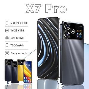 X7 프로 스마트폰, 7.3 인치, 글로벌 버전, 스냅드래곤 8 세대, 안드로이드 14, 50 + 108MP, 4G, 5G 휴대폰