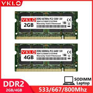 DDR2 노트북 메모리 램, 비 ECC SODIMM PC2 5300, 1.2V, CL6 2RX8, 16 667, 2GB,