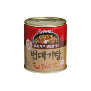 삼포 번데기탕 280g x24캔 / 술안주 고단백질 영양 간식 통조림캔