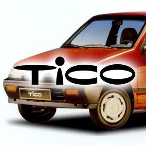 티코 스티커-데칼 로고 엠블럼 대우 자동차 올드카 Tico