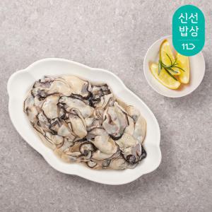 [품질보장] 국내산 제철 햇 생굴 중사이즈 1kg  외 석화 모음