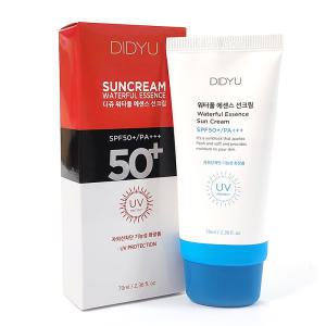 디쥬 워터풀 에센스 선크림 70ml (자외선차단제 SPF50+PA+++ 썬크림 선블록 야외활동)