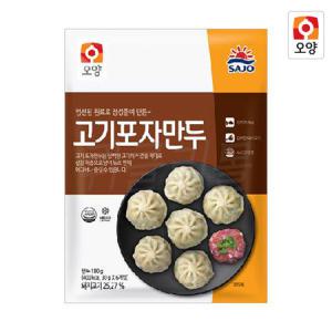 사조오양 고기 포자 만두 180g x 20개/1box 전자렌지용 만두 간식