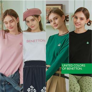 [BENETTON] 24신상품 베네통 여성용 코튼 롱슬리브 4종 세트