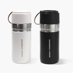 스타벅스 스탠리 SS 블랙 앤 골드 보온 텀블러 500ml 2Color