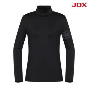 JDX 세이브존07 여성 하이넥 기모 티셔츠  X2TLW5442BK