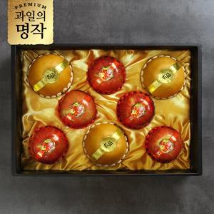 [과일의 명작] VIP 사과배 혼합 선물세트 4kg[사과5과+배3과]