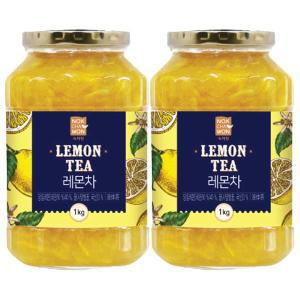 녹차원 레몬차 1kg 2개