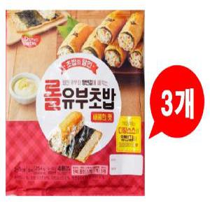 동원 롤유부초밥(새콤) 254g x3개  롤초밥