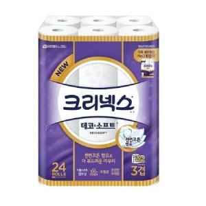 크리넥스 데코앤소프트 28m 24롤 X 2팩