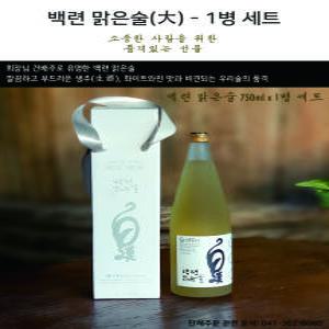 [신평양조장] 백련 맑은술 750ml 1병