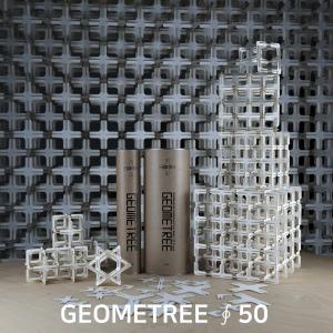 [GEOMETREE 지오메트리] 건축조형 폼 메이커 3D 퍼즐:지름[ 50mm(소) (+) 블록, (TL) 블록