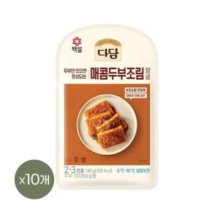 다담 매콤두부조림 양념 140g x10개