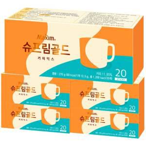 동서 맥심 슈프림골드 커피믹스 100T (20개입x5box)