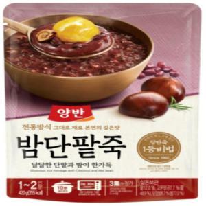 동원 양반 밤단팥죽 420g x 10개