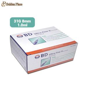 BD 울트라파인2 인슐린 주사기 31G 8mm 1ml 100개입 펜니들 실린지 바늘 침 당뇨 혈당 멸균 주사침 G