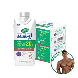 셀렉스 프로핏 웨이프로틴, 초콜릿, 330ml, 12개입, 2개