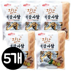 일광 진한생강사탕 250g x 5개 생강맛사탕 생강캔디 진저 어르신간식 목캔디 1367286 J