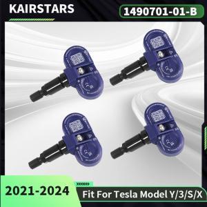 테슬라 블루투스 TPMS 타이어 압력 센서 모니터링 시스템, 2021-2024 테슬라 모델 Y 3 S X 1490701-01-C, 1