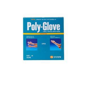 한진양행 폴리글러브 200매 POLY GLOVE 포리 일회용장갑