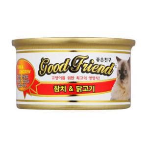 굿프랜드 고양이캔 85g×24개 참치&치킨