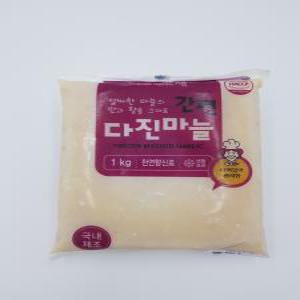 냉동 다진마늘(국내제조_원료:중국산_HACCP) 1KG