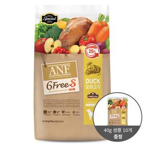 [ANF] 6free S 오리 8kg 강아지사료