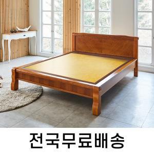 [인터데코]전자파차단 황토흙 온돌 침대 Q (전국무료설치) HM005