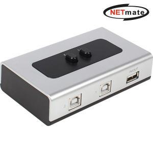 NETmate NM-US12 USB2.0 2B:1A 수동선택기(벽걸이형)