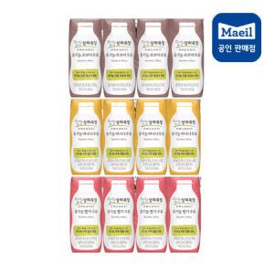 매일유업 상하목장 유기농 멸균 우유 125ml 혼합(딸기4팩+바나나4팩+코코아4팩)