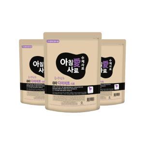 아침애 강아지 수제 사료 다이어트 1kg x 3개