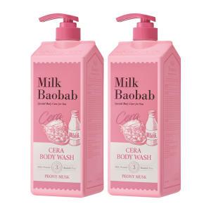 밀크바오밥 세라 바디워시 피오니머스크 1200ml, 2개