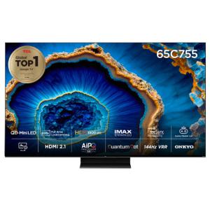 TCL QD-Mini LED 4K TV 안드로이드12 구글 TV 65C755 165cm ·65인치 스탠드형 벽걸이형