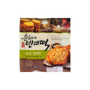 피코크 순희네 녹두빈대떡 400g 냉동 광장시장 빈대떡 부침 전 명절 막걸리 포차 안주 캠핑