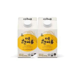 올가 식이섬유 슈퍼푸드 라온 현미유 식물성오일 500ml 2개입