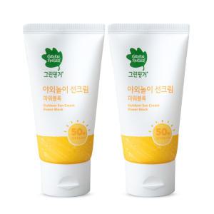 그린핑거 야외놀이 선크림 파워블록 80ml x2개(SPF50+)