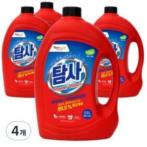 탐사 파워워시 액체세제 2.5L 4개