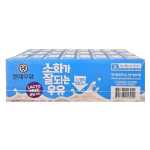 연세우유 소화가 잘 되는 우유 190ml X 24