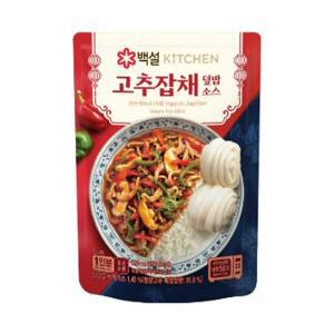 백설 고추잡채 덮밥소스 140g x 12개