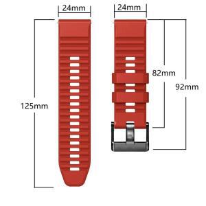 24mm Silicone Strap for Suunto 7 9 Belt Watch Correa