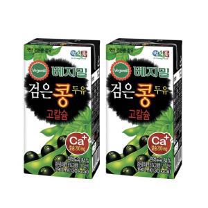 정식품 베지밀검은콩 고칼슘두유 190ml 24팩